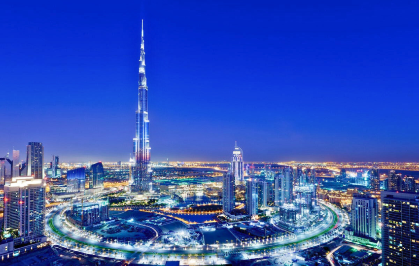 Burj Khalifa night light - Top Vision Tourism