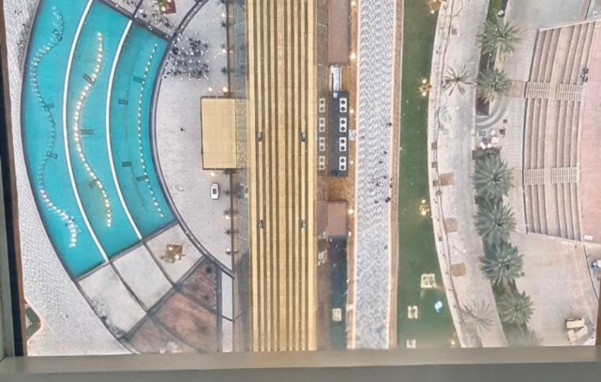 Dubai Frame inside down view - Top vision tourism